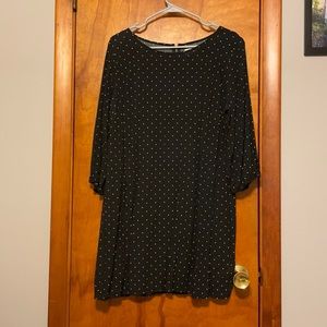 Polka Dot Shift Dress